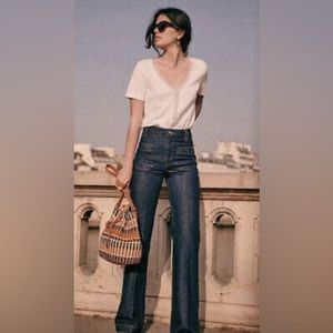 Sezane Augusto Trousers Size 36 NWOT